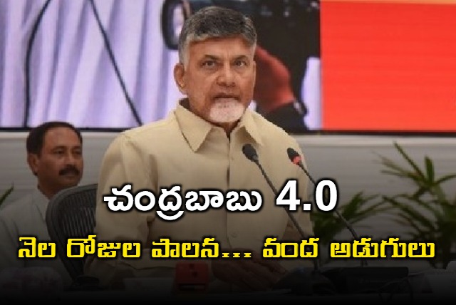 Chandrababu Naidu 100 days ruling