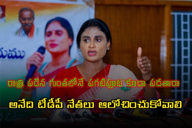 YS Sharmila slams TDP leaders over Vizag Steel Plant