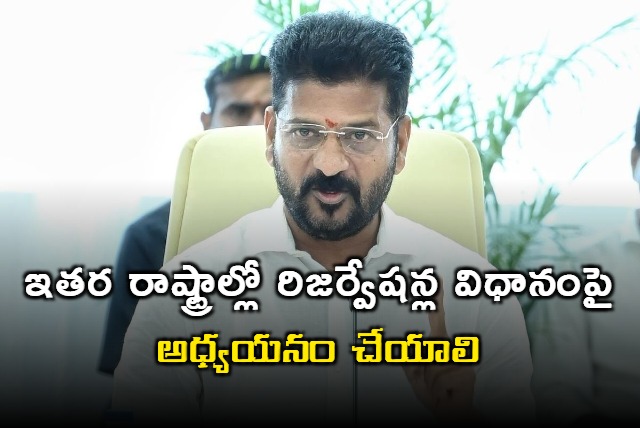 Revanth Reddy review on Reservations issue