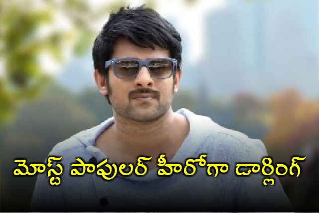 Prabhas Stands Top In Armox Media Most Popular Actors List For the Month Of June