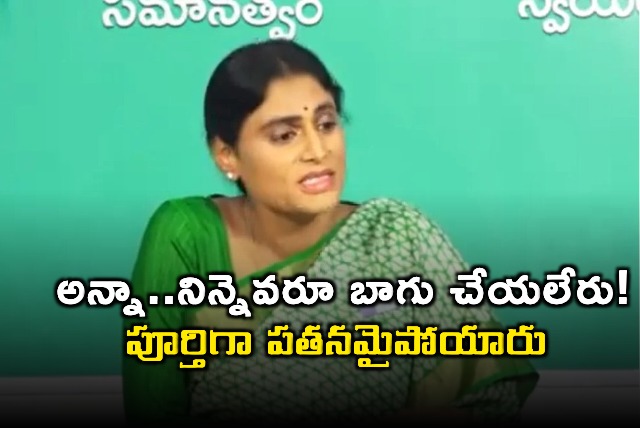 YS Sharmila questions ys jagan