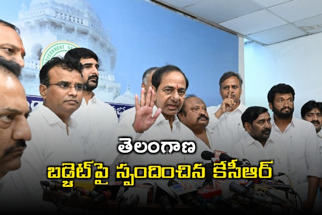 KCR responds on Telangana Budget