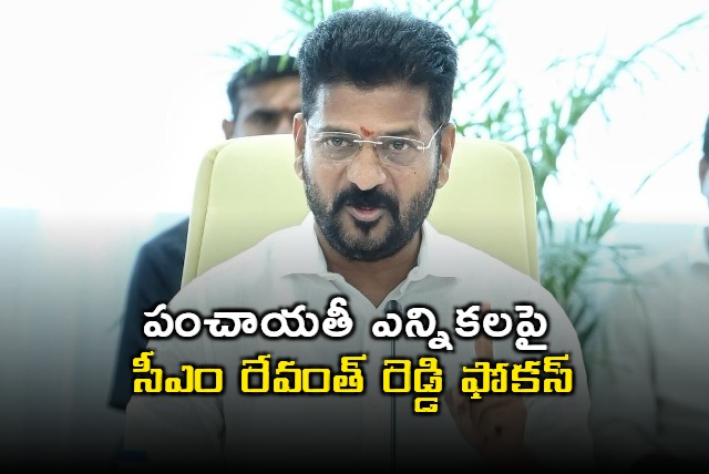 CM Revanth Reddy focus on Panchayat elections