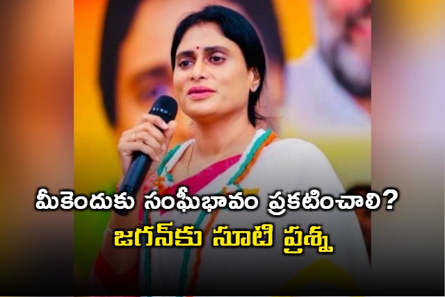 YS Sharmila lashes out at YS Jagan 