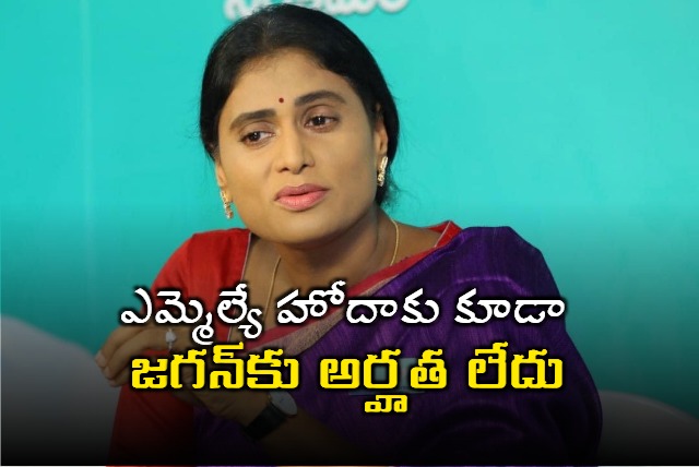 YS Sharmila fires on YS Jagan