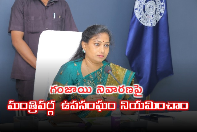 Home Minister Anitha reviews on Ganja