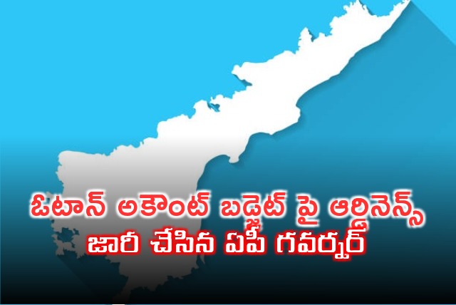 AP Governor issues ordinance on Vote On Account Budget