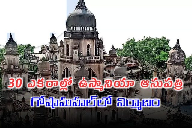 Revanth Reddy Govt Decided To Build New Building To Osmania Hospital