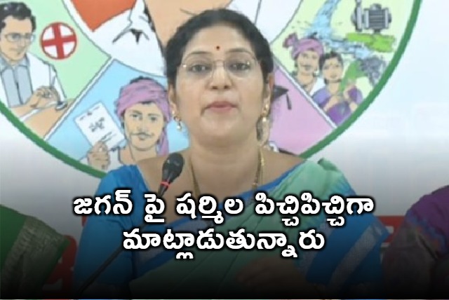 YS Sharmila is behaving like Chandrababu fan club president says Varudhu Kalyani