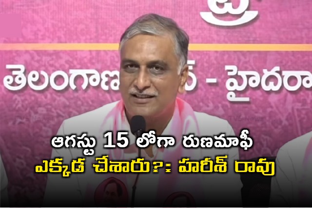 Harish Rao Press meet