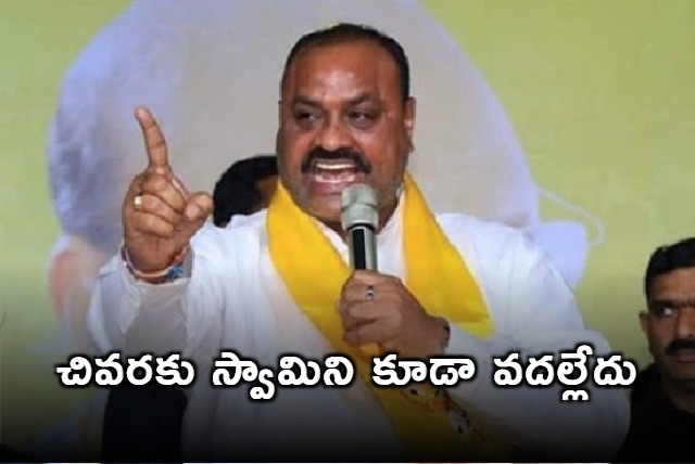 Atchannaidu fires on YSRCP