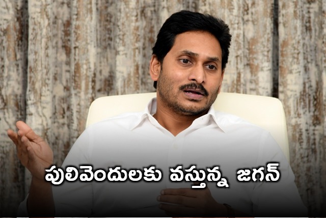 Jagan coming to Pulivendula from Bengaluru