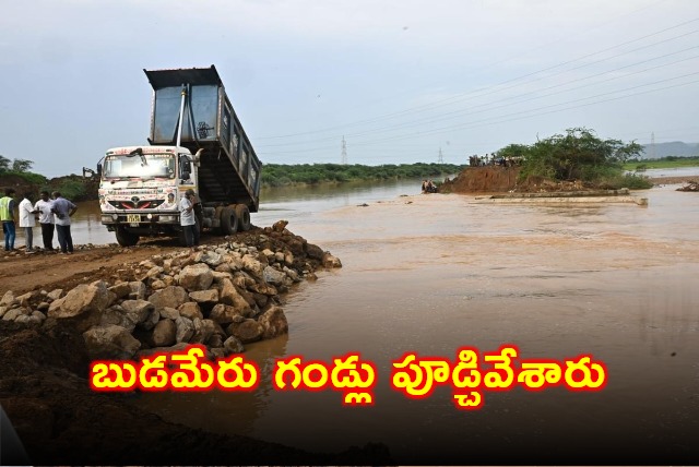 Army team plug third breach point at Budameru in Vijayawada