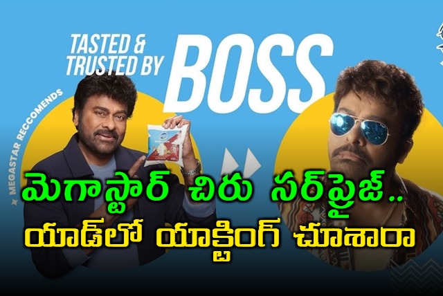 Megastar Chiranjeevi Acted in Country Delight Company advertisement