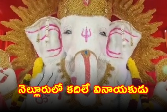 Moving Vinayaka At Nellore Inamadugu Village In Andrapradesh