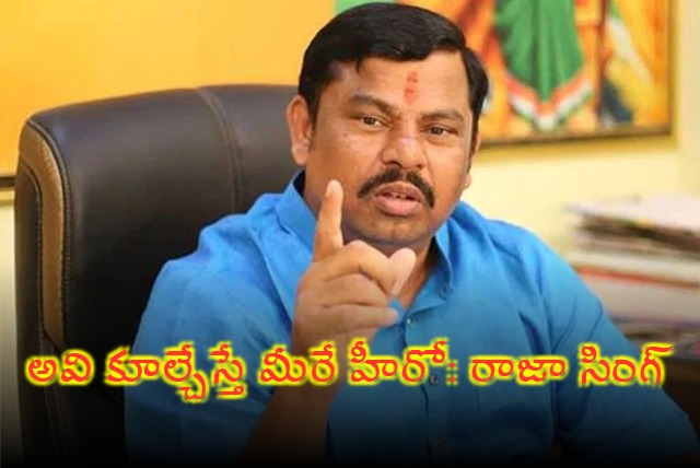 BJP Mla Rajasingh Sensational Comments On HYDRAA