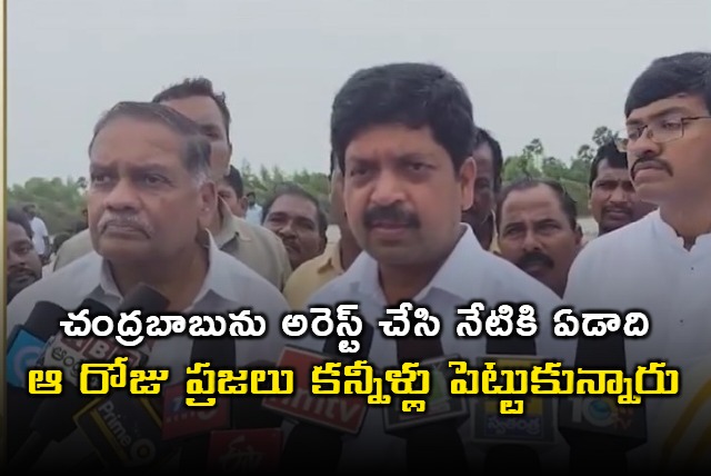 Kollu Ravindra blames ysrcp for floods in Vijayawada