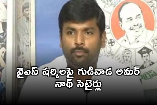 Gudivada Amarnath comments on YS Sharmila