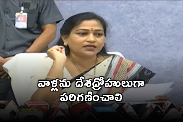 Anitha press meet on boats hitting Prakasam Barrage