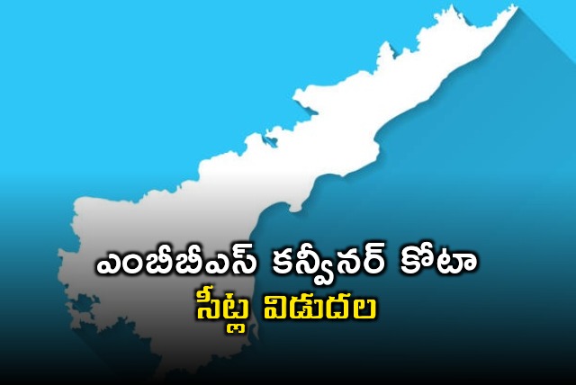 AP MBBS Convener quota seats released 