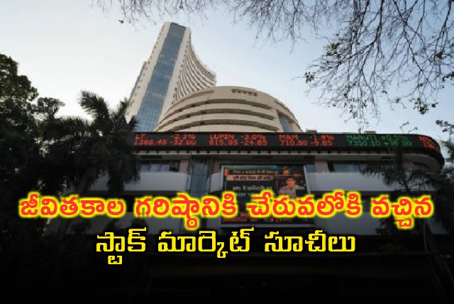 Indian stock market indics closes to reord high