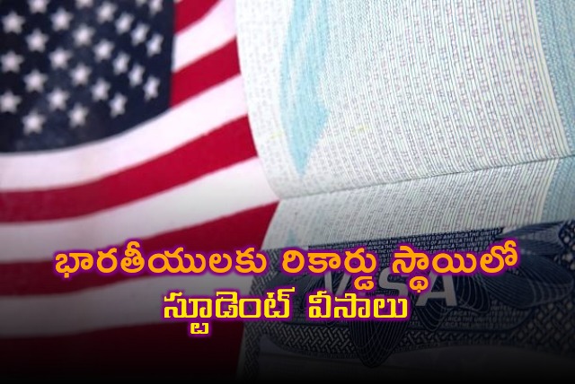 USA issued record level student visas