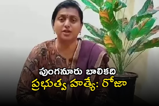 Former Minister RK Roja Fires On AP CM And Dy CM