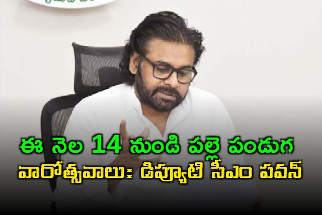 deputy cm pawan kalyan meeting with collectors and govt officials over palle panduga program