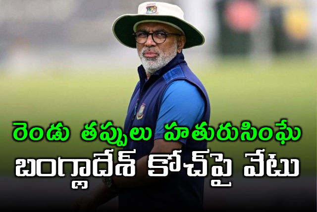 BCB sacked coach Chandika Hathurusinghe for allegedly assaulting a player