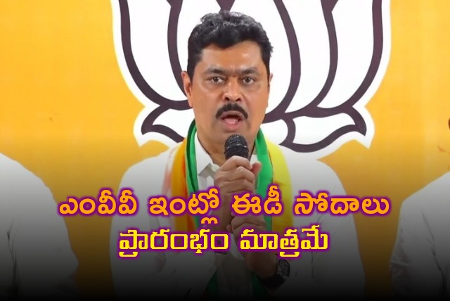 CM Ramesh comments on ED raids on MVV Satyanarayana