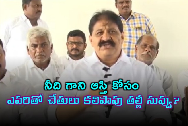 Rachamallu Sivaprasad Reddy slams YS Sharmila over Jagan family assets row