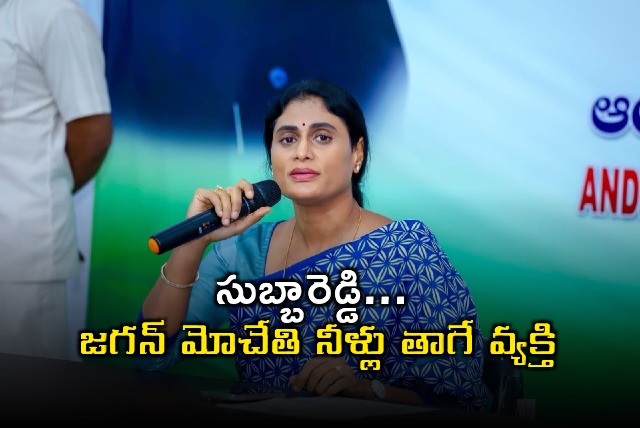 Sharmila slams YV Subbareddy on assets issue