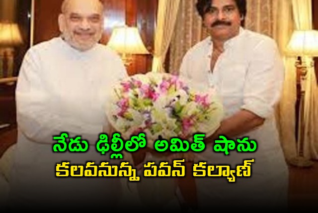 deputy cm pawan kalyan to meet amit shah today in delhi