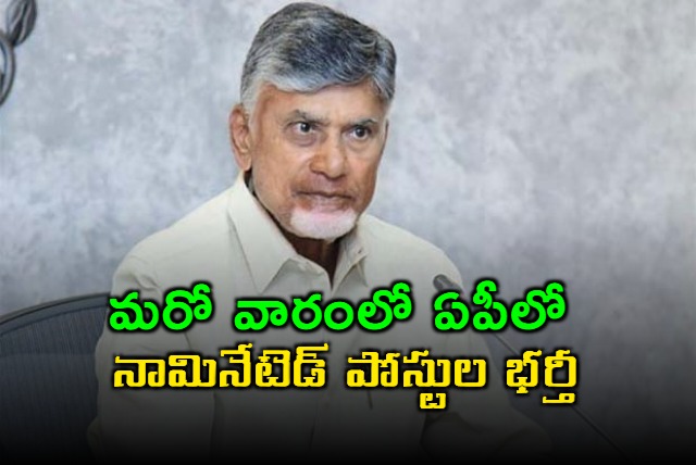 cm chandrababu review on nominated posts